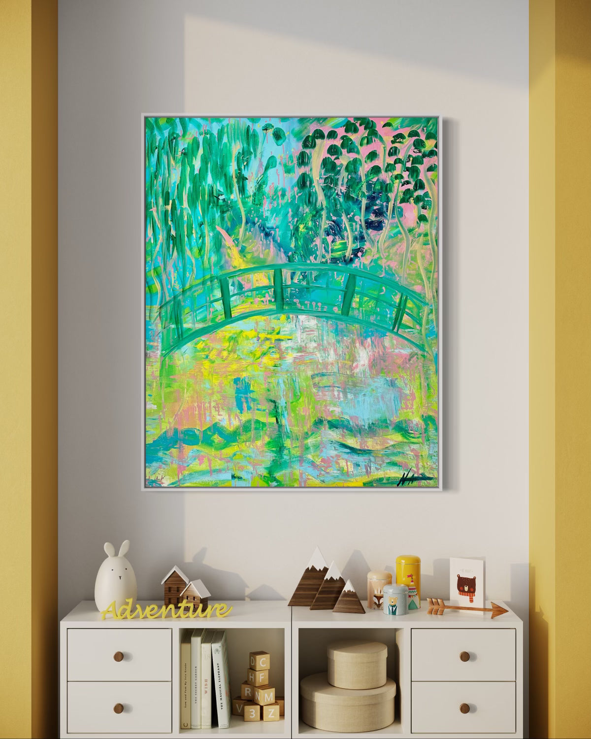 Monet Inspired Fun - Original Painting